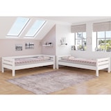 thumbnail of Etagenbett Massivholz Buche waschweiß 90x200 Stockbett mit wählbarem Zubehör V-60.17-09W Federleisten