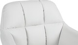 thumbnail of Barhocker TUBEL - Kunstleder Weiß 57x59x97 cm Silber | Barstuhl Höhenverstellbar Mit Lehne Drehbar Tresenhocker Tresenstuhl Kneipenhocker Kneipenstuhl