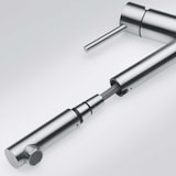 thumbnail of Franke Edelstahl Hochdruck Armatur Wasserhahn Orbit Zugauslauf Obenbedienung