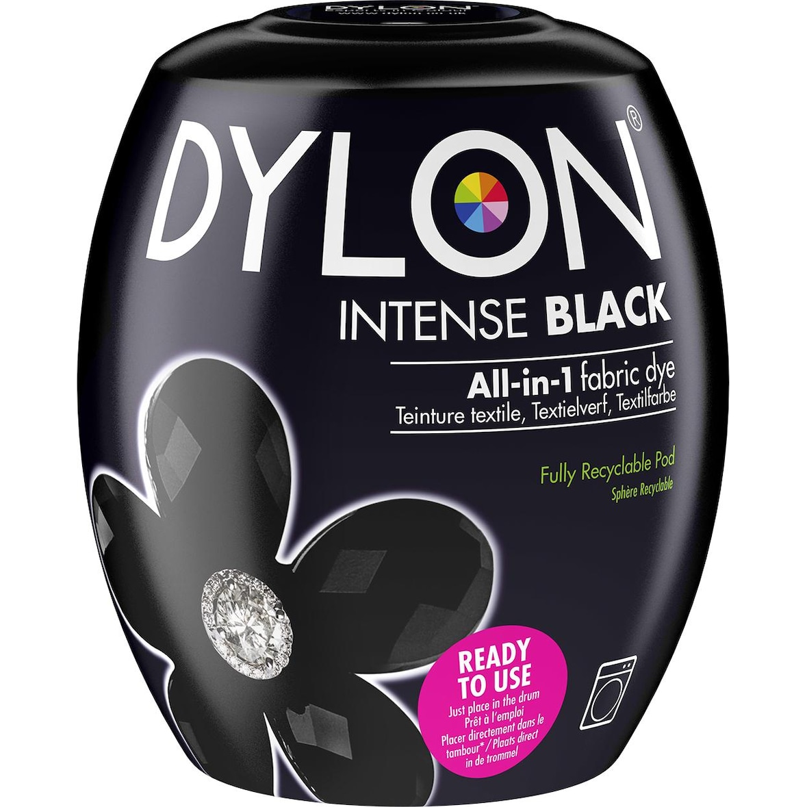 dylon textverf pod intense black 3x350 gr