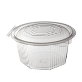 thumbnail of DayBays 150 Stk. Haushaltsbox PP 1500 ml 220x216x67 mm 8 Eckig Salat-Box Alpha mit anhängendem Deckel