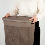 thumbnail of Curver Cesto de ropa sucia Filo 55L marrón con tapa