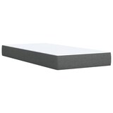 thumbnail of vidaXL Boxspringbett mit Matratze Dunkelgrau 90x200 cm Stoff