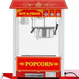 thumbnail of Royal Catering - Royal Catering Machine à pop-corn avec chariot 1500 W design rétro 195/235 °C 2 températures pour pop-corn sucré et salé Rouge