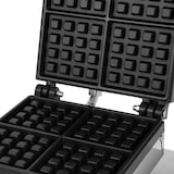 thumbnail of VERTES Belgisch wafelijzer, dubbel, 8 wafels tegelijk, 160 wafels per uur, 3200 watt, met teflon bekleed, roestvrijstalen behuizing