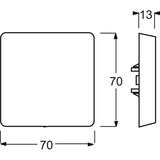 thumbnail of Busch-Jaeger Wippe alusilber 2106-33 2CKA001731A1963