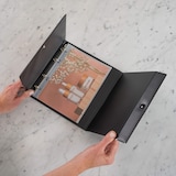 thumbnail of Stab-in Tisch-Flipchart Rillstab A5 Querformat schwarz 10 hüllen, RI93155