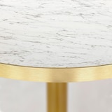 thumbnail of Restootab - Table Ø70cm Rome bistrot marbre veiné