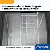 thumbnail of Exquisit Gefriertruhe, Kombigerät, 2-in-1, 99 Liter, Tiefkühltruhe, Kühlen, 4-Sterne-Gefrieren, Gefrierkorb, GT100-050E schwarz