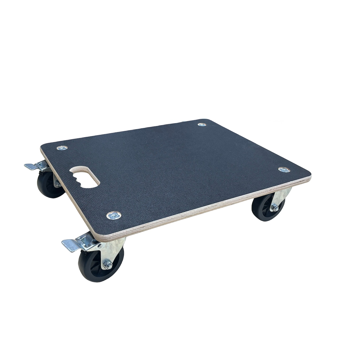 METRO Professional Transportwagen, multiplex, 58 x 49 x 14,5 cm, 400 KG, met remmen, zwart