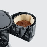 thumbnail of Cafetera de goteo, jarra de cristal 4 tazas Severin KA 4808 Acero Inox / Negro 750 W