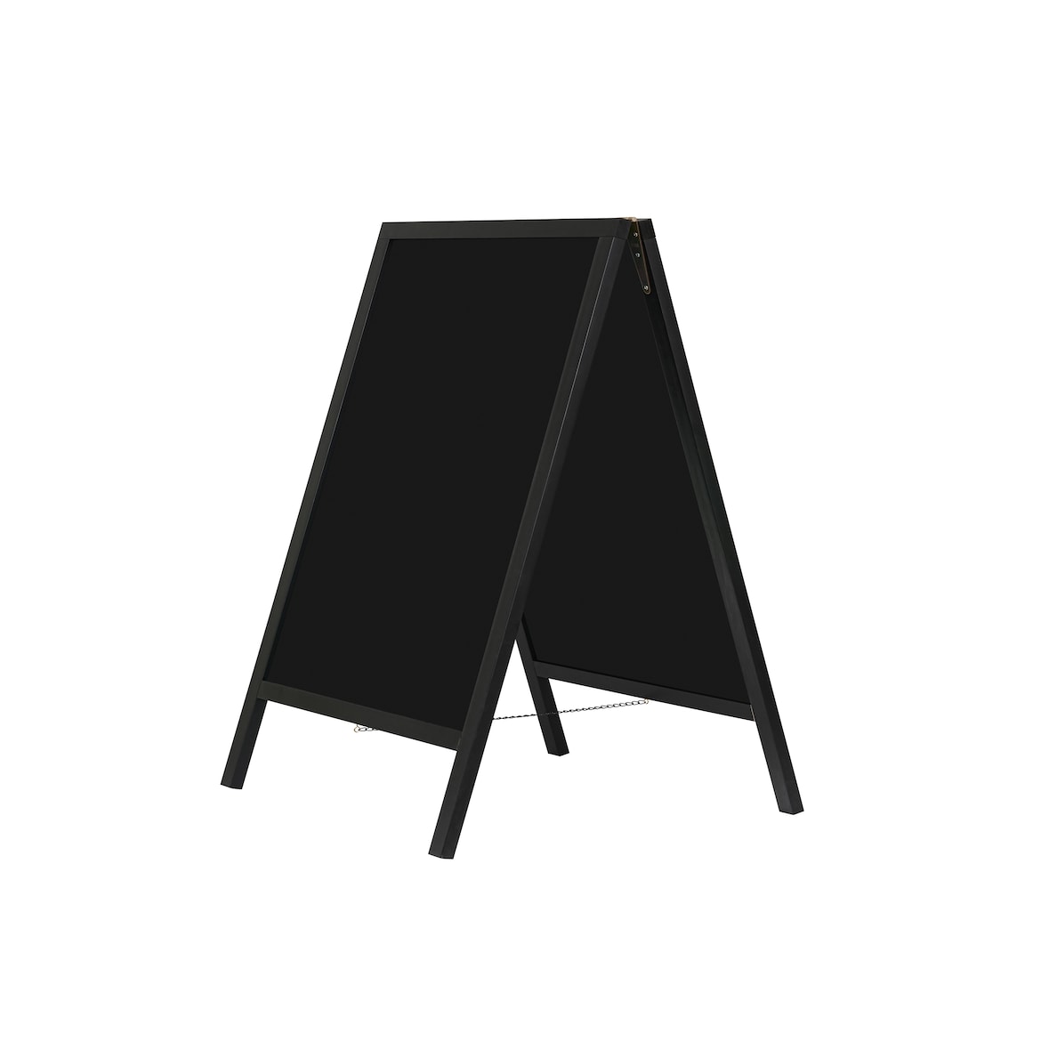 METRO PROFESSIONAL Kundenstopper, Kiefernholz/Metall, 55 x 56 x 82 cm, schwarz