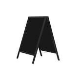 thumbnail of METRO PROFESSIONAL Kundenstopper, Kiefernholz/Metall, 55 x 56 x 82 cm, schwarz