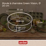 thumbnail of Moule à manqué à charnière 20 cm Zenker Green Vision