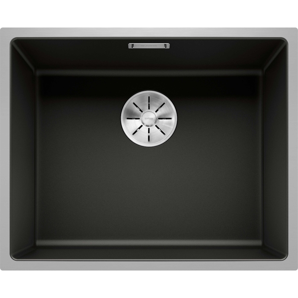 BLANCO SUBLINE 500-IF SteelFrame Einbauspüle SILGRANIT schwarz ab 60 cm