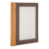 thumbnail of Securit® Carte A5 "Wood" - Marron - 4 vues