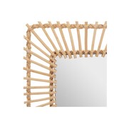 thumbnail of Miroir mural carré en Rotin 40 x 40 cm