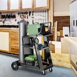 thumbnail of COSTWAY Laswagen met 3 Planken, Mobiele Lasapparatenkar voor Lasmachines, Metalen Gereedschapswagen voor TIG MIG Lassen