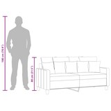 thumbnail of vidaXL 2-Sitzer-Sofa Taupe 140 cm Stoff
