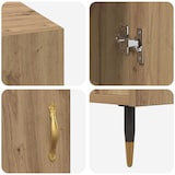 thumbnail of vidaXL Schreibtisch Artisan-Eiche 140 x 50 x 75 cm Holzwerkstoff