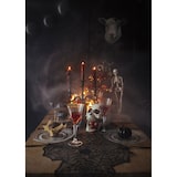 thumbnail of 3 Blutkerzen 20,4cm Wachs - blutende Kerzen Partydeko Halloween Party Kostümparty Gothic Vampire Spukhaus Tischdeko Spitzkerzen Stabkerzen Schwarz Rot