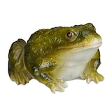 thumbnail of Relaxdays Gartenfigur Frosch, wetterfest, für Balkon, Terrasse, am Teich, Kunststein, sitzende Dekofigur Frosch, grün