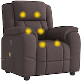 thumbnail of vidaXL Massagesessel Dunkelbraun Stoff