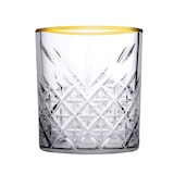 thumbnail of Pasabahce set van 4 glazen Timeless met gouden rand, transparant glas, 34,5 cl