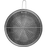 thumbnail of Uniprodo - Vuurschaal - van RVS - met grillrooster - 50 x 50 x 45 cm