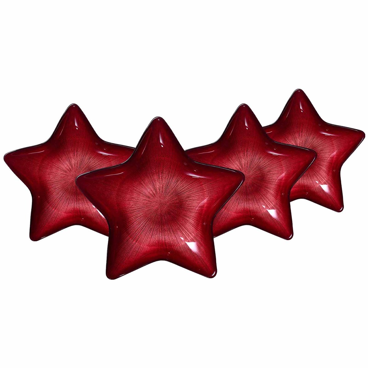 Ritzenhoff & Breker Starlight Teller ø 29 cm 4er Set - Rot