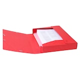 thumbnail of Exacompta Archivbox Cartobox, flach geliefert Rücken 50mm aus Colorspan-Karton, mit 3 Klappen und Gummizug, 25x33cm für DIN A4