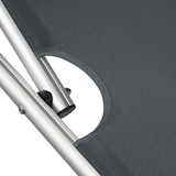 thumbnail of tectake Bain de soleil Aurelie en aluminium, 6 positions - gris -405100