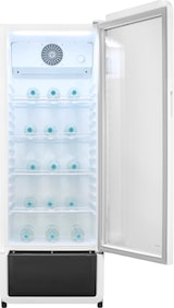 thumbnail of Exquisit Glastürkühlschrank GKS220-GT-431D weiß | 240 l Nutzinhalt | No Frost | 1–10 °C | Standgerät