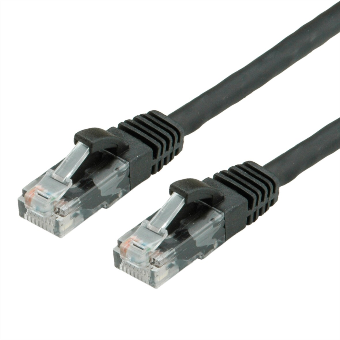 VALUE Patchkabel Cat.6A (Class EA) UTP, schwarz, 1 m