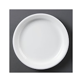 thumbnail of Olympia witgoed borden met smalle rand 18 cm (12 stuks)