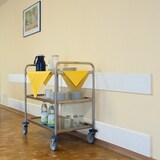 thumbnail of PROREGAL Wand-Schrammschutz aus hochwertigem Polyethylen | Zum Aufdübeln mit 6mm Senkkopfschrauben | HxBxT 20x206x2cm | Weiß