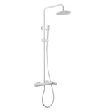 thumbnail of Ensemble de douche monocommande Danemark Blanc Mat