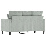 thumbnail of vidaXL 2-Sitzer-Sofa Hellgrau 120 cm Samt