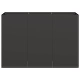 thumbnail of vidaXL Plantenbak 120x40x80 cm koudgewalst staal zwart