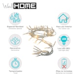 thumbnail of WellHome - Guirnalda con 80 Luces LED Blanco cálido con Temporizador y cable transparente