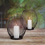 thumbnail of 2er Set Draht Kerzenhalter Kerzenleuchter Windlicht Metall Tischdeko Votivkerze