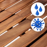 thumbnail of Banc en teck Luka Teck/150 cm