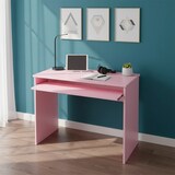 thumbnail of Scrivania Per Cameretta Postazione Desk PC Studio Ufficio Design Moderno Piano Scorrevole Piedini ABS Per Studio Compiti E Lavoro 90 x 54 x 79 Cm Rosa