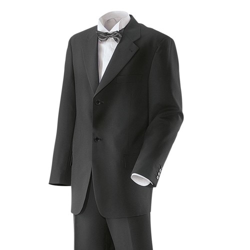 505 - Herrensakko 2-Knopf : schwarz (Business) 53% Polyester 43% Schurwolle 4% Elasthan 52