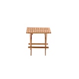 thumbnail of Möbilia tuintafel vierkant 50 cm teakhout | opvouwbaar | B 50 x D 50 x H 50 cm | natuur | 11020001 | Serie GARTEN