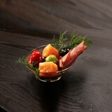 thumbnail of PAPSTAR 320 Fingerfood - Schalen, PS rund 75 ml Ø 9 cm · 3,9 cm glasklar "Diagonal"