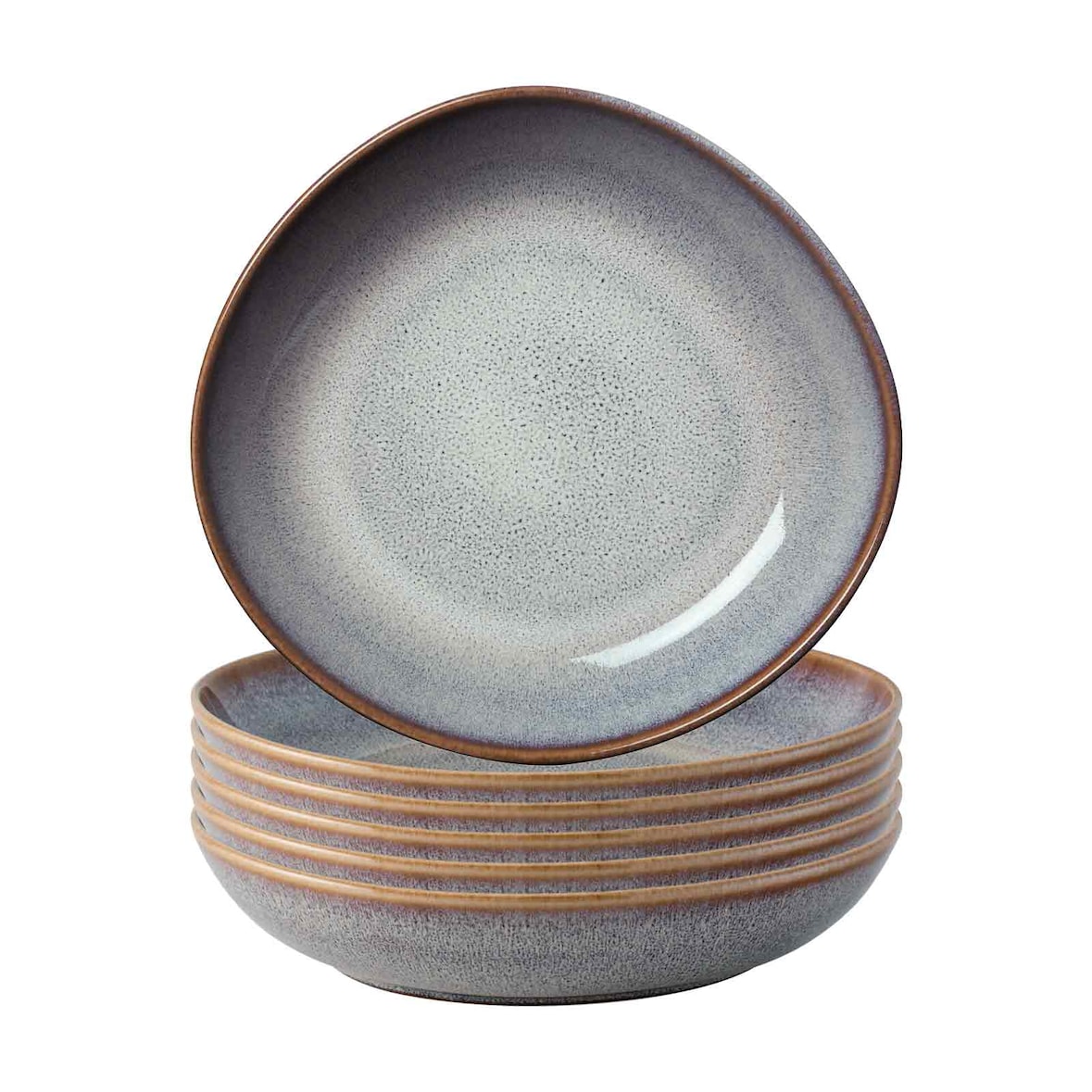 like. by Villeroy & Boch Lave beige Schale flach ø 21 cm 6er Set