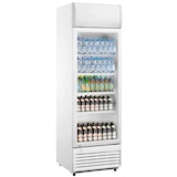 thumbnail of METRO Professional Frigorífico con puerta de vidrio GSC2350, plástico/acero, 62x63.6x201.1cm,324l, enfr. por aire,180 W, con cerradura, blanco