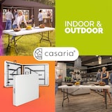 thumbnail of Casaria Gartentisch Campingtisch klappbar 220cm Weiß
