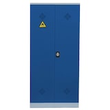 thumbnail of Umweltschrank Gefahrstoffschrank Pflanzenschutzschrank 195x91,6x42,2cm Grau/Blau 566251